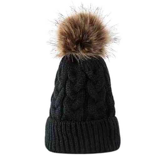 Unisex Pompom Baby Cap Beanie For Kids