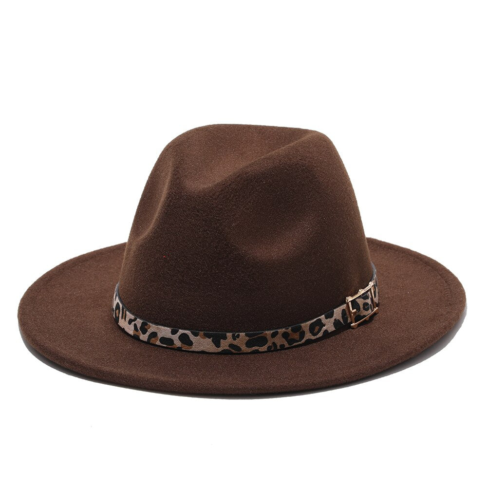 Vintage Style Buckled Wedding Fedora