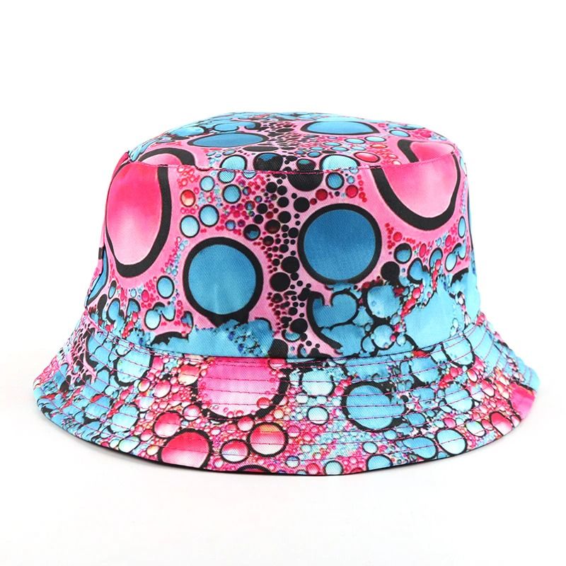 Colorful Printed Outdoor Sunscreen Bucket Hat