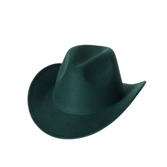 Wide-brim Solid Unisex Western Cowboy Hats