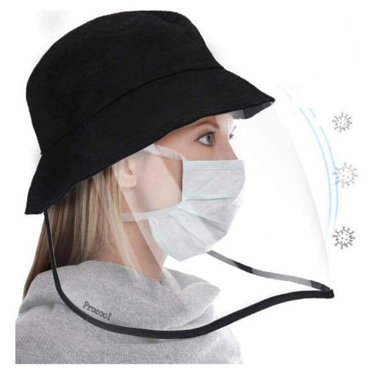 Face Shield Protective Mask Bucket Hat
