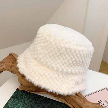 Faux Fur Winter Bucket Hat