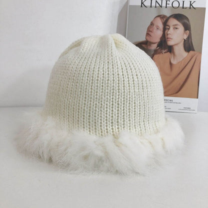 Fashion Rabbit Hair Knit Hat