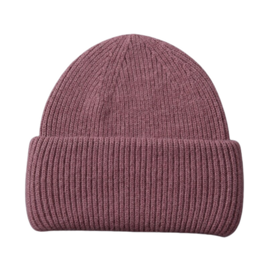 Casual Three Fold Thick Cashmere Wool Knitted Beanies