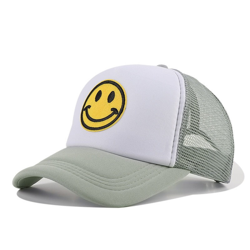 Cotton Adjustable Smiley Baseball Hat