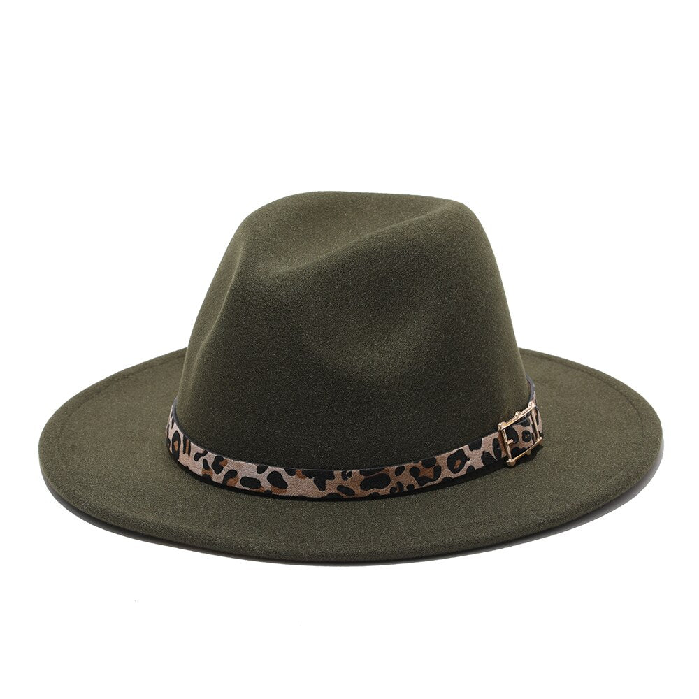 Vintage Style Buckled Wedding Fedora