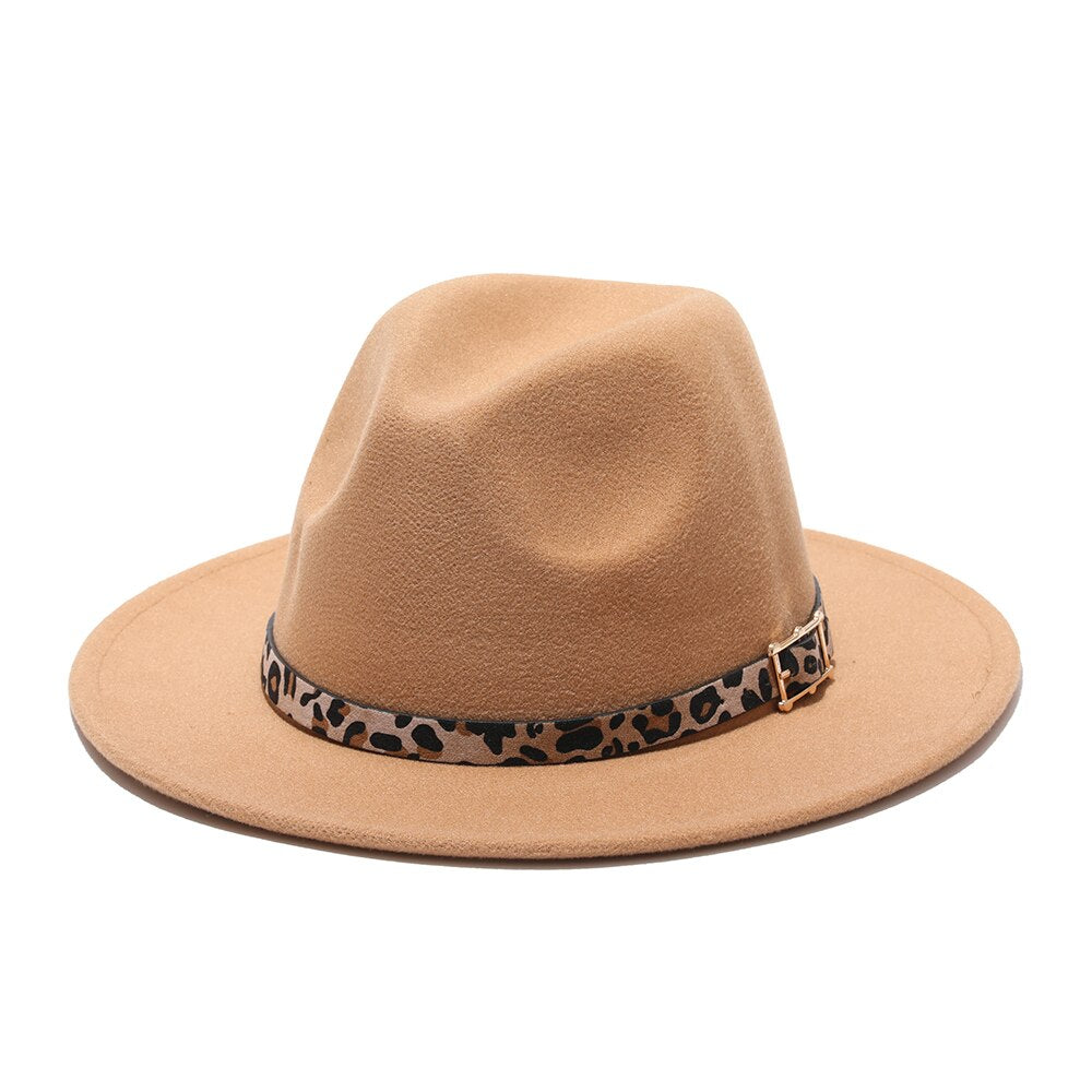 Vintage Style Buckled Wedding Fedora