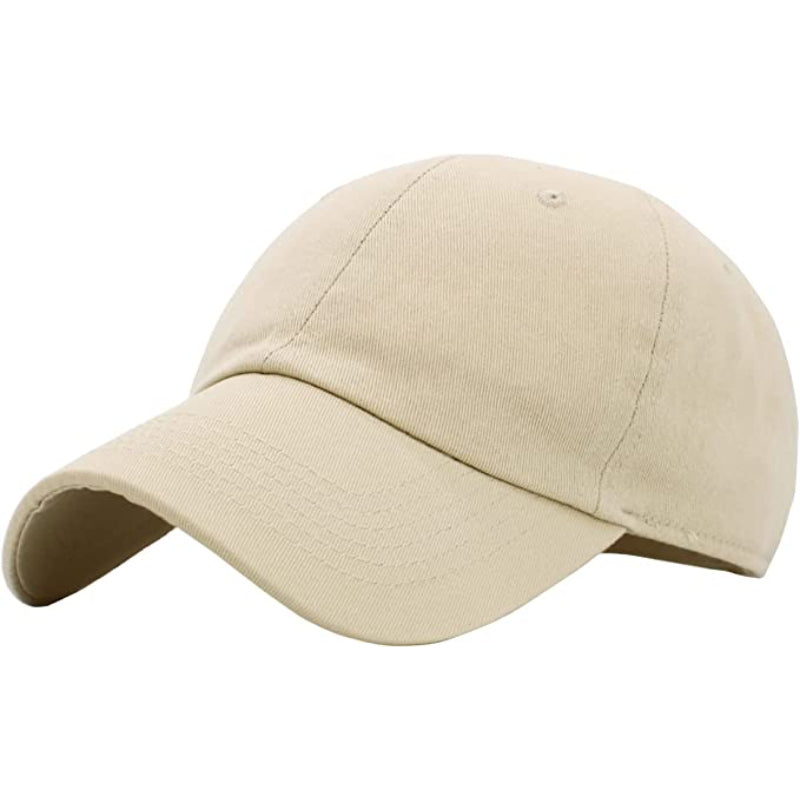 Classic Low Profile Cotton Hat Men Women Baseball Cap Adjustable Unconstructed Plain Cap