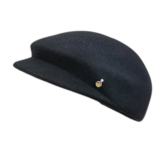 Seamless Wool Warm Short Brim Beret For Women