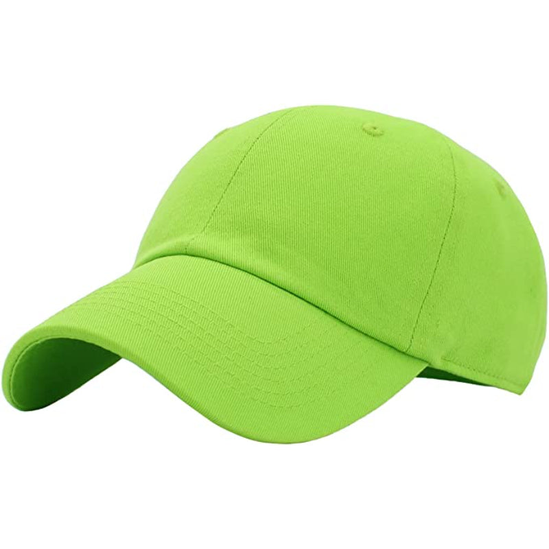 Classic Low Profile Cotton Hat Men Women Baseball Cap Adjustable Unconstructed Plain Cap