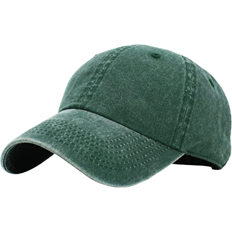 Classic Low Profile Cotton Hat Men Women Baseball Cap Adjustable Unconstructed Plain Cap