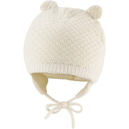 Toddlers' Soft Cozy Knitted Winter Beanie With Fleece Lining