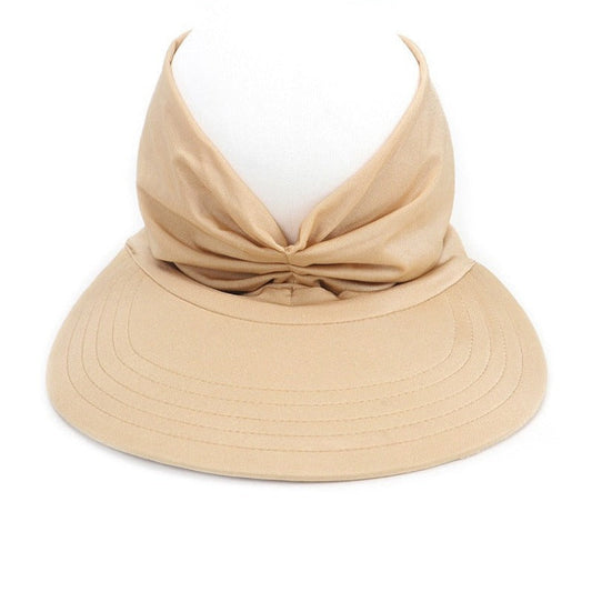 Women Solid Visor Sun Visor Hat