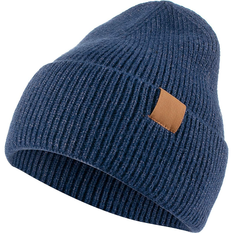 Striped Winter Slouchy Knit Skull Cap Warm Stocking Beanie Hat Cuffed Plain Hats Beanie Men & Women