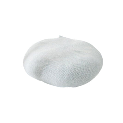 Retrograde Soft Wool Knitted Women's Beret