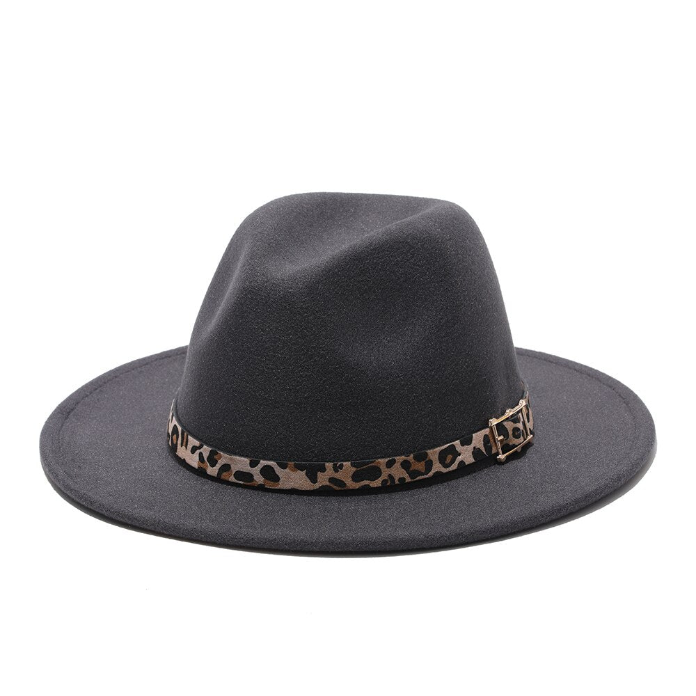 Vintage Style Buckled Wedding Fedora