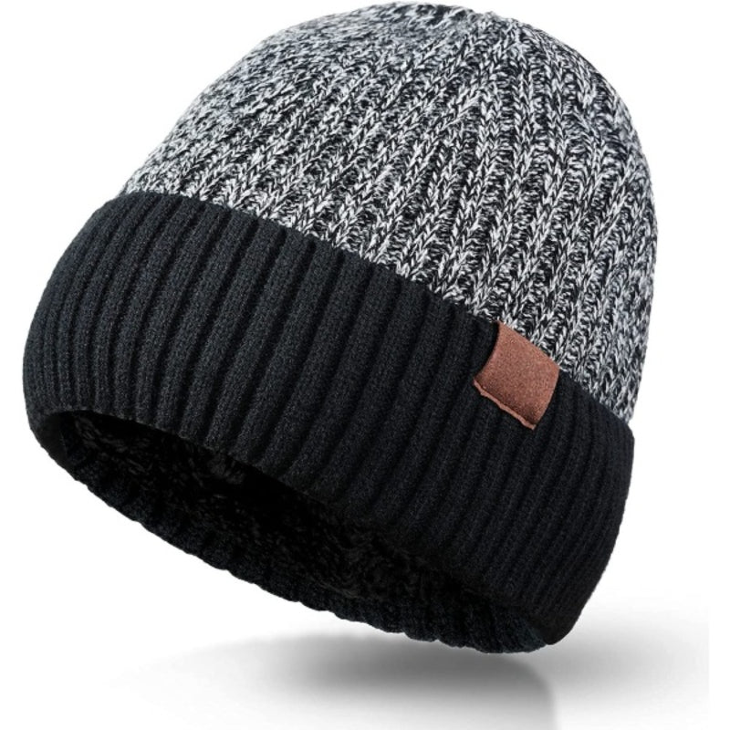 Double Layer Unisex Winter Beanie Hat