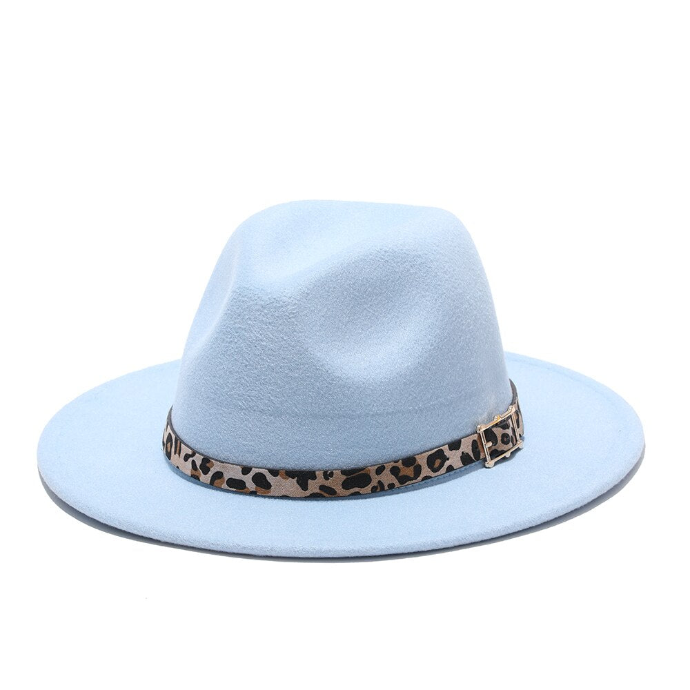 Vintage Style Buckled Wedding Fedora