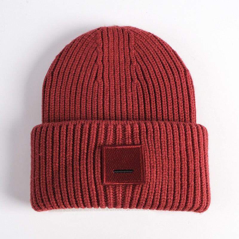 Casual Wool Blended Thread Knitted Beanie