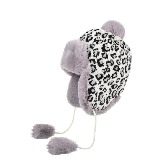 Fluffy Fur Ear Flap Bomber Hat