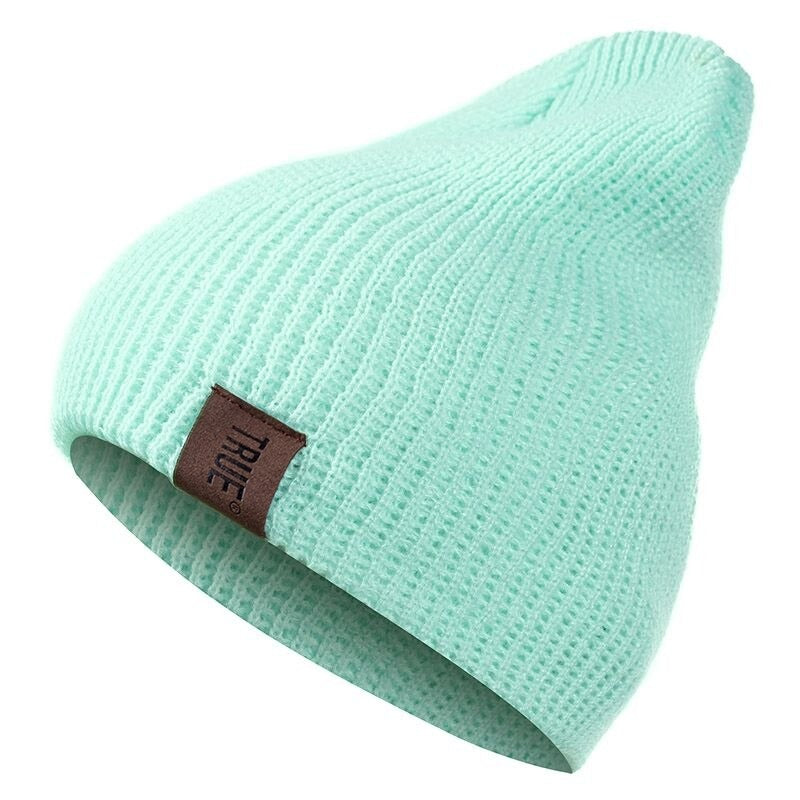 Casual Warm Winter Solid Hip-Hop Beanies