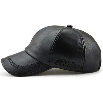 PU Classic Structured Adjustable Baseball Cap For Men & Women