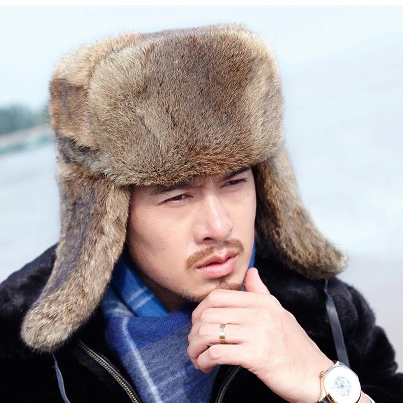 Warm Bomber Hats For Men