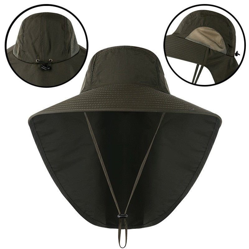 Bucket Hat With Wide Brim For Men