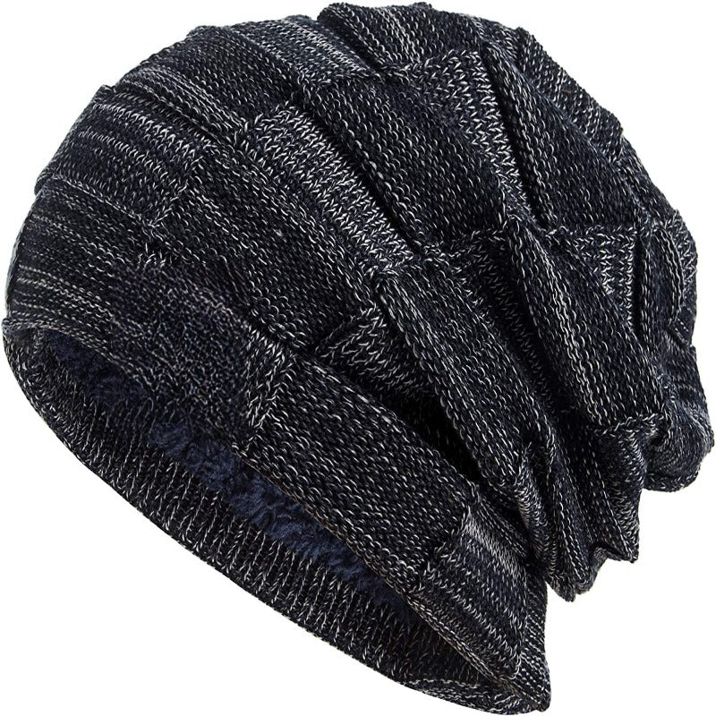Winter Warm Beanie Hat For Men And Women With Knit Slouchy Thick Skull Cap