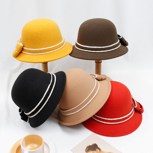 Autumn & Winter Domed Jazz Bowler Hat