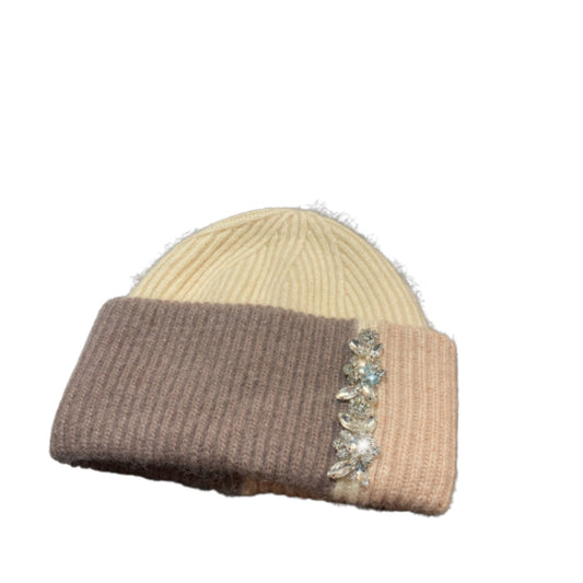 Fluffy Luxury Diamond Beanies For Women