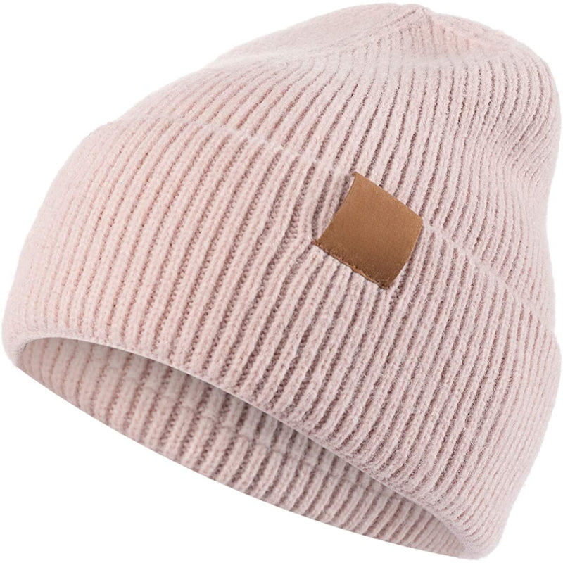 Striped Winter Slouchy Knit Skull Cap Warm Stocking Beanie Hat Cuffed Plain Hats Beanie Men & Women