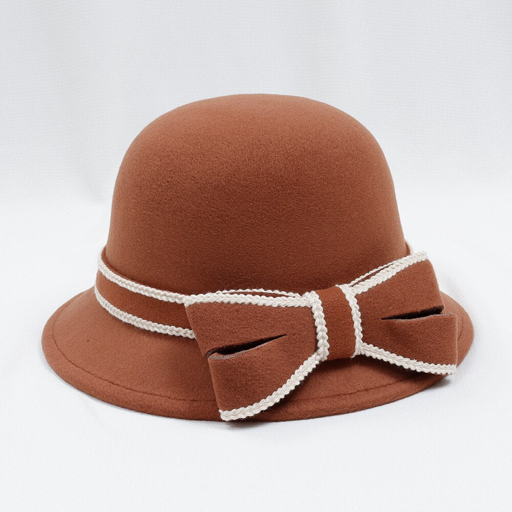 Autumn & Winter Domed Jazz Bowler Hat