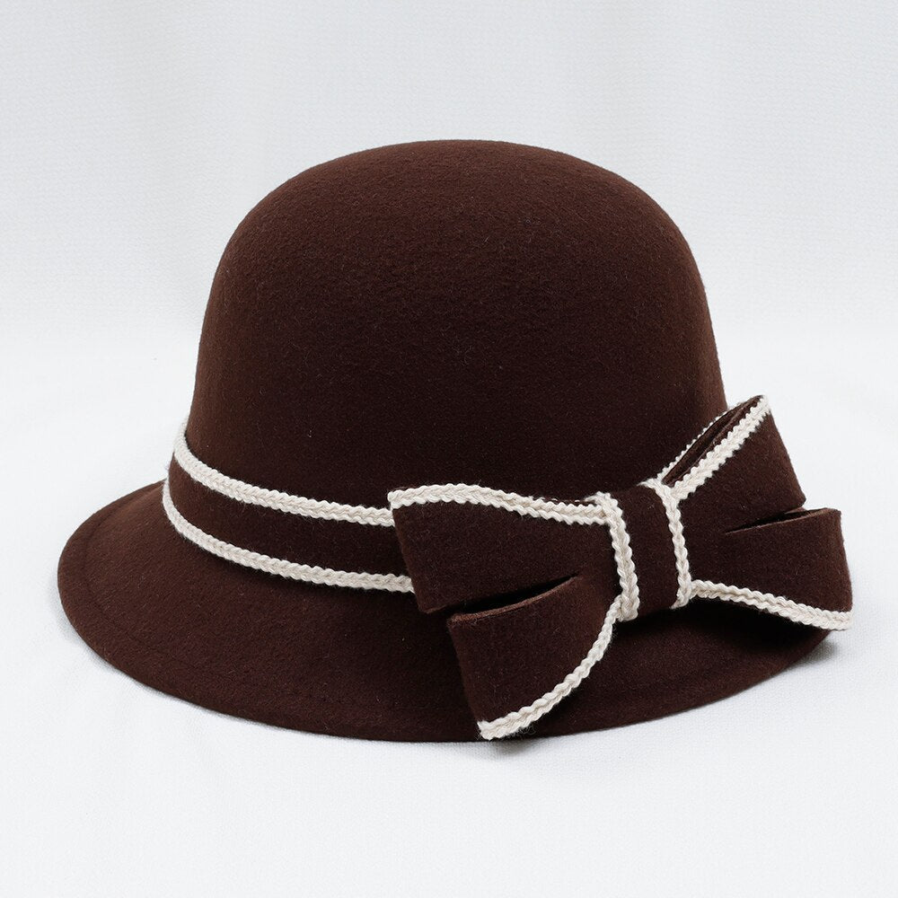 Autumn & Winter Domed Jazz Bowler Hat