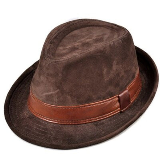 Genuine Leather Fedoras Hat