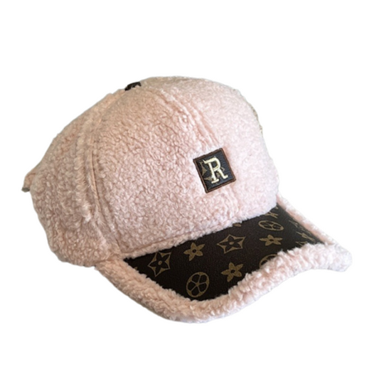 Casual Wool Baseball Embroidered Old Flower Fashion Cap