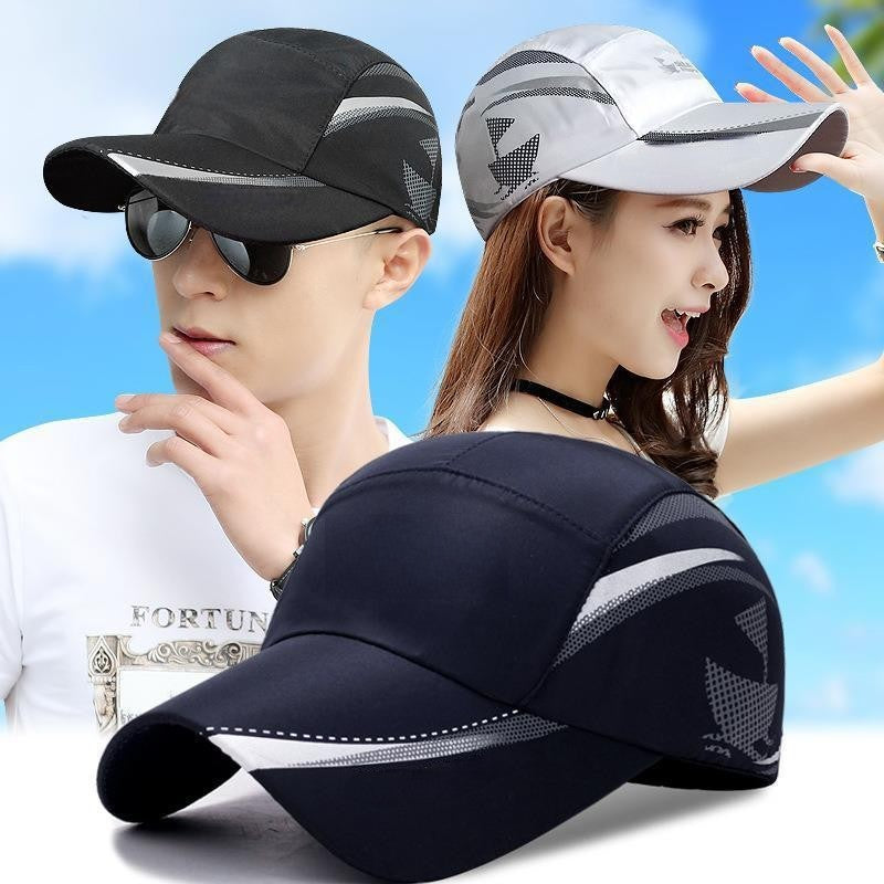 Unisex Black Outdoor Waterproof Adjustable Summer Baseball Caps