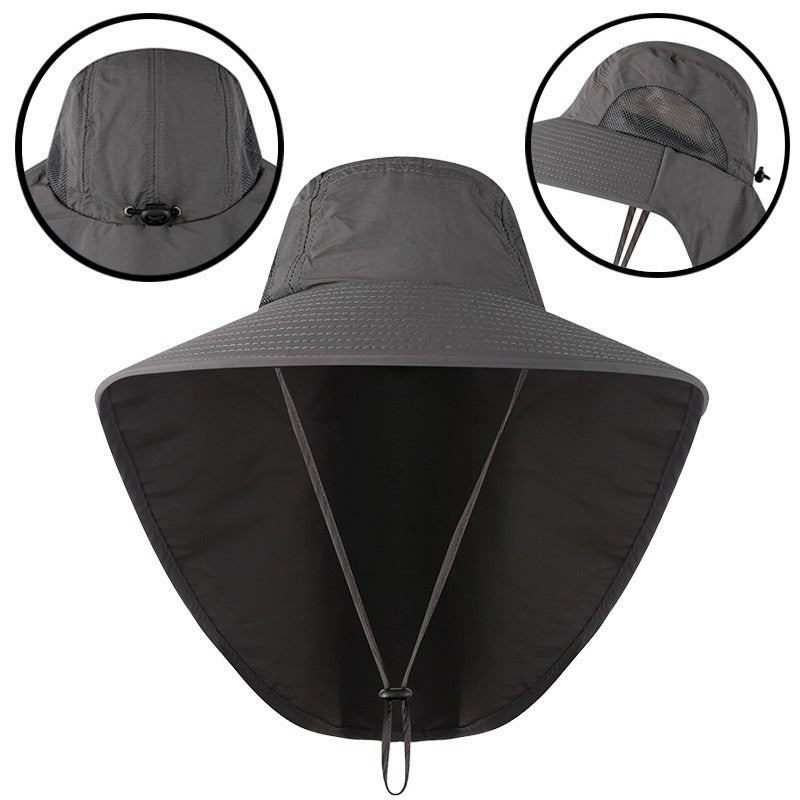 Bucket Hat With Wide Brim For Men