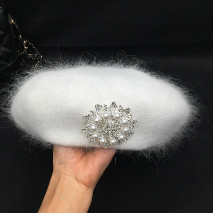 Women's Angora Fur Beret