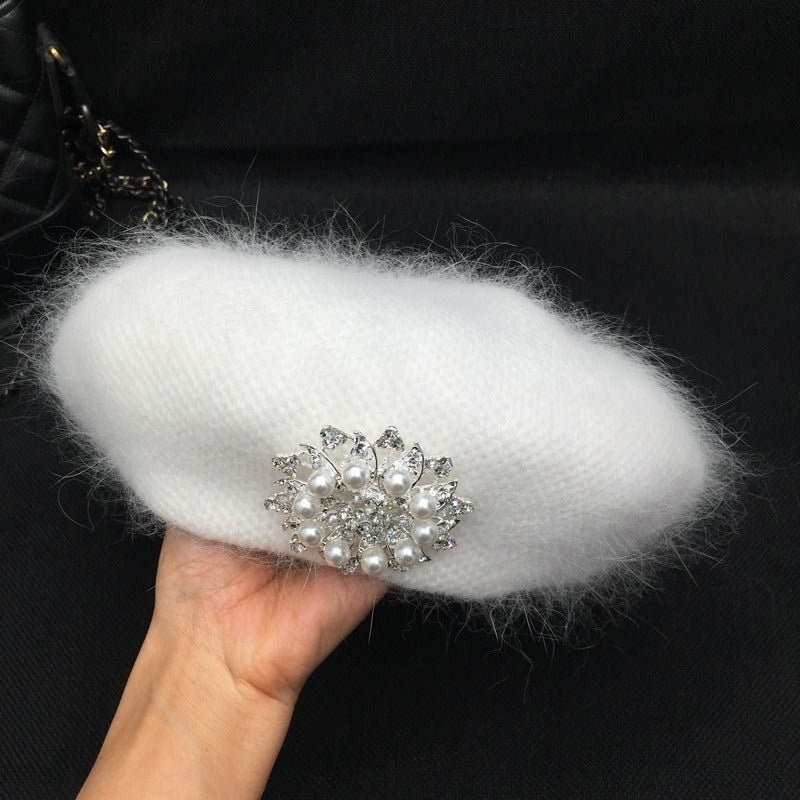 Women's Angora Fur Beret