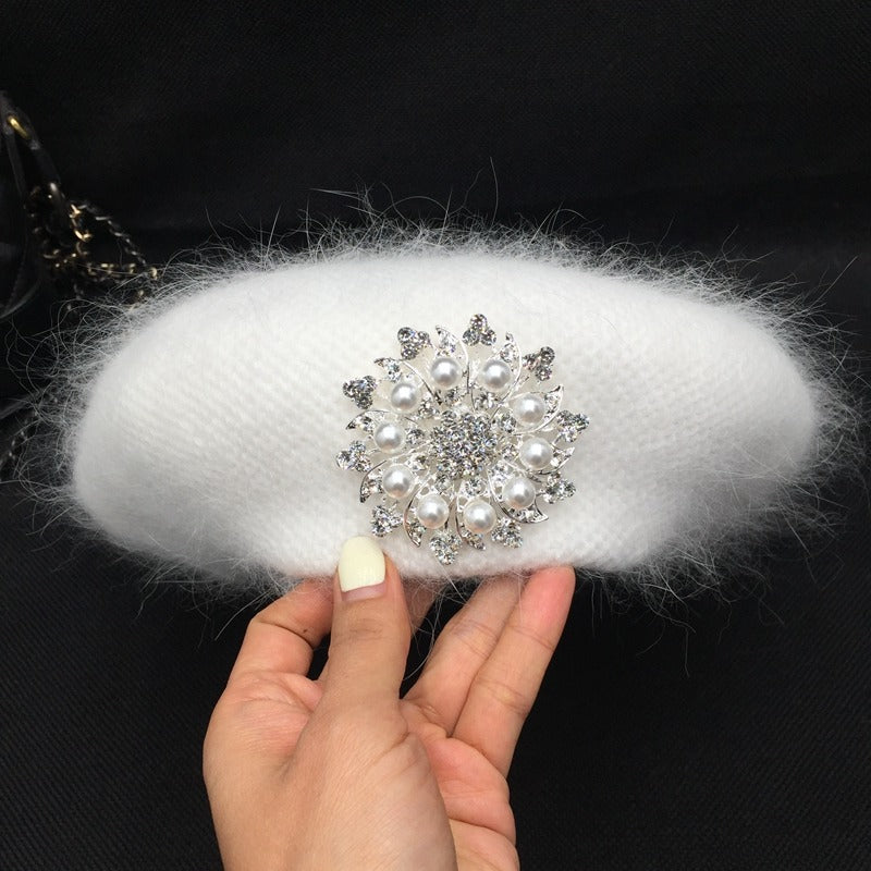 Women's Angora Fur Beret