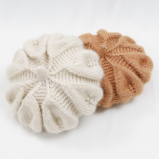 Luxurious & Elegant Wool Knitted Beret