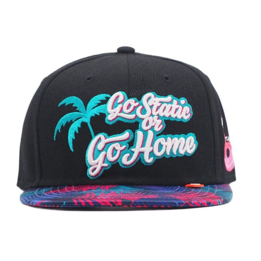 Go Static Or Go Home Print Baseball Cap