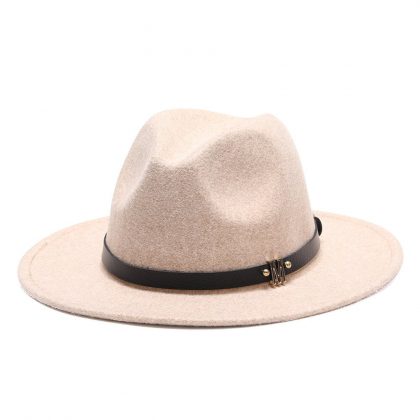 Panama Style Wool Fashionable Jazz Fedora