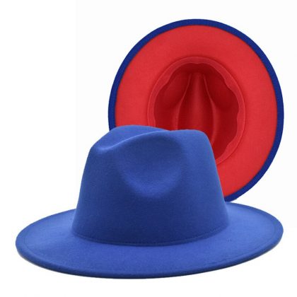 Flat Brim Jazz Style Vintage Fedora